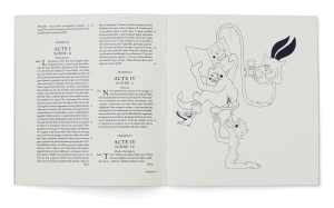 Brochure pour l’exposition «L’Ane et le lion» de Zorro & Bernardo au Palais de l’Athénée, Genève. Dessins de Nicolas Wagnières et Dr. Schlomo.