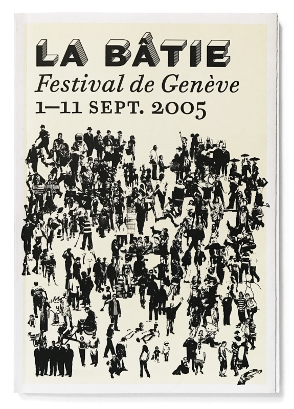 Programme du Festival de la Bâtie, Genève. En tant que Schönwehrs.
