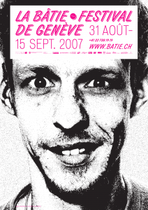 L’une des affiches du Festival. Photographie: Diego Sanchez. En tant que Schönherwehrs.
