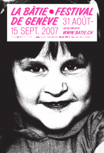 L’une des affiches du Festival. Photographie: Diego Sanchez. En tant que Schönherwehrs.
