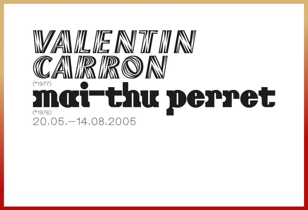 Carton d’invitation pour le Centre d’art contemporain, Genève. L’un des premiers avec la nouvelle identité graphique. En tant que Schönwehrs.