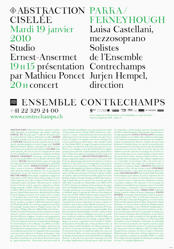 L’une des affiches de concert de la saison. En tant que Schönherwehrs.
