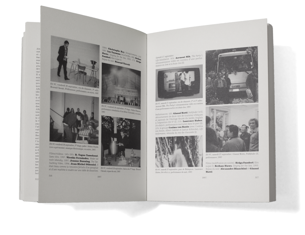 Catalogue retraçant l’activité du Centre d’édition contemporaine, Genève. En tant que Schönherwehrs.