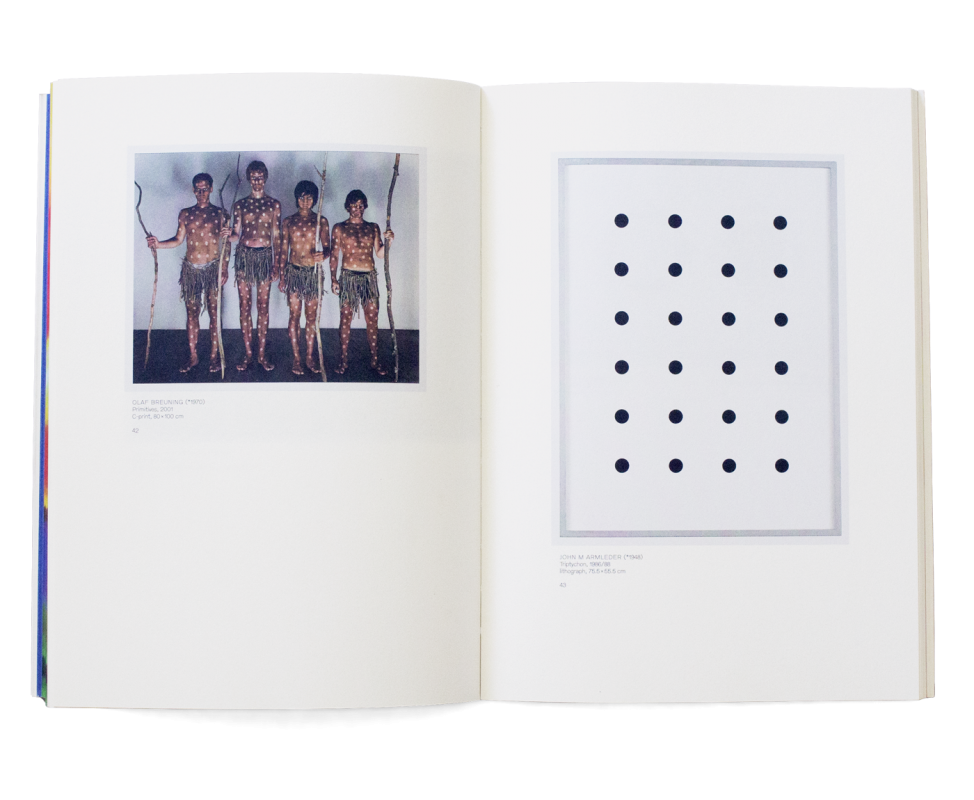 Catalogue accompagnant l’exposition «Naturellement abstrait, l'art contemporain suisse dans la collection Julius Baer» au Centre d’art contemporain, Genève. Photographies: Régis Golay. En tant que Schönherwehrs.
