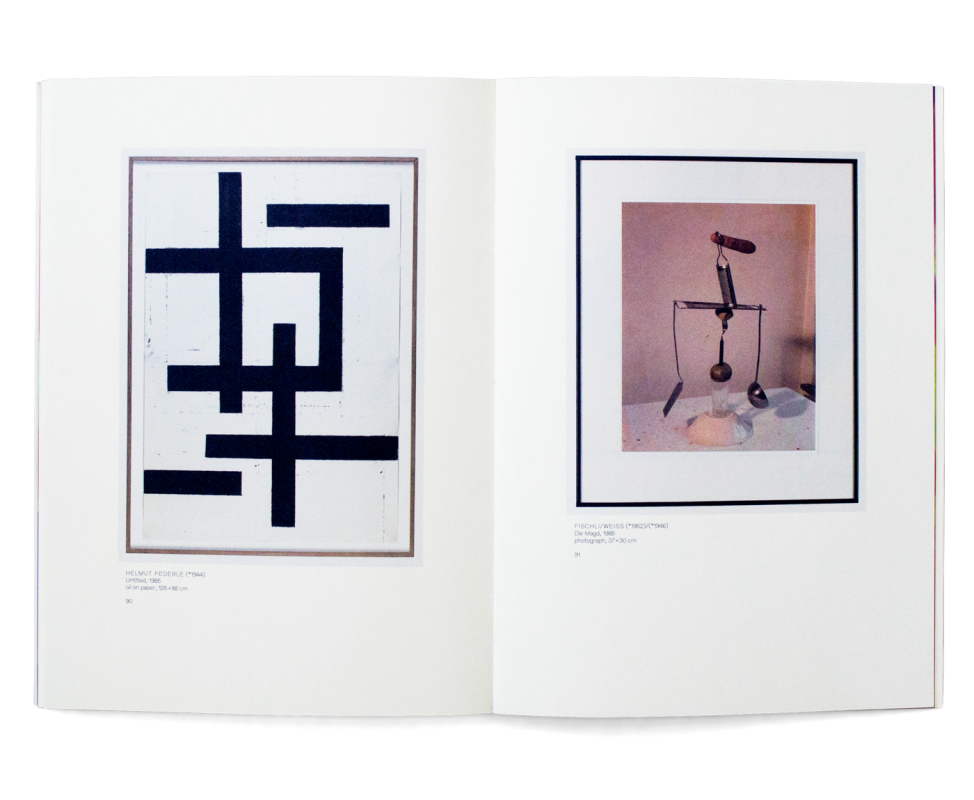 Catalogue accompagnant l’exposition «Naturellement abstrait, l'art contemporain suisse dans la collection Julius Baer» au Centre d’art contemporain, Genève. Photographies: Régis Golay. En tant que Schönherwehrs.