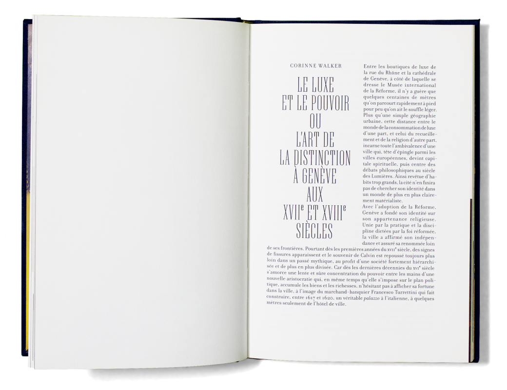 «Post Tenebras Luxe» est à la fois un livre sur le développement de la richesse et du protestantisme à Genève et le catalogue d’une exposition d'art contemporain au Musée Rath, commissariat: Donatella Bernardi. Publié par Labor et Fides, Genève. As Schönherwehrs.