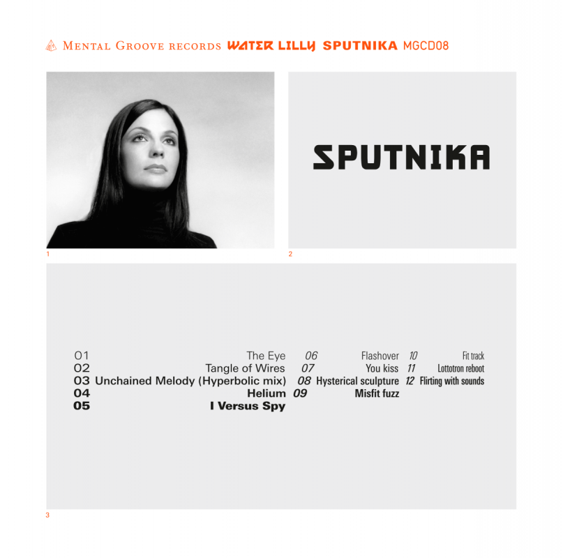 Pochette et livret de l’album Sputnika de Water Lilly (Mental Groove, Genève). Photos: Jorge Perez.