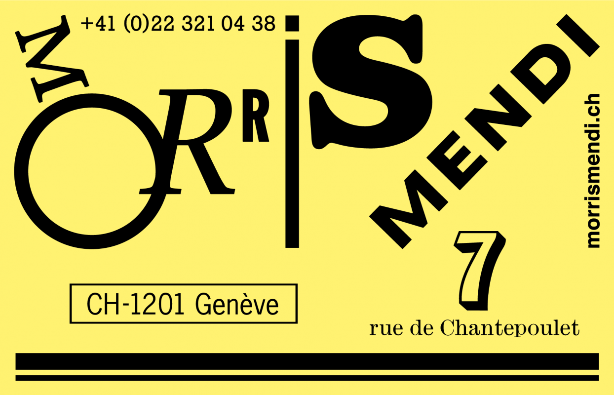 Identité visuelle de l’agence d'artistes Morris Mendi. En tant que Schönherwehrs.