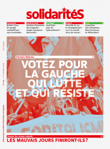 Couverture du numéro 275 du bimensuel solidaritéS