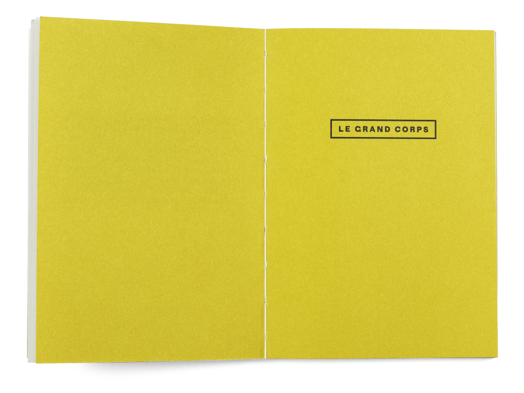 Double page du livre «Ordre de marche» d'Eric Duvoisin, Samizdat