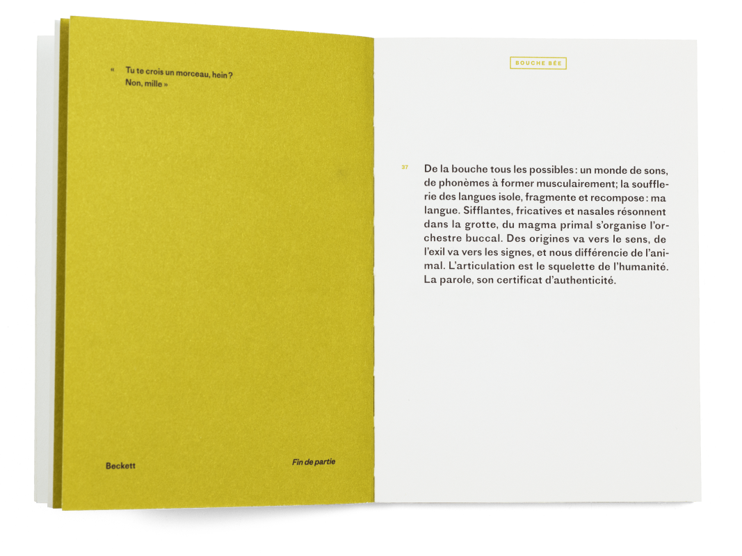 Double page du livre «Ordre de marche» d'Eric Duvoisin, Samizdat