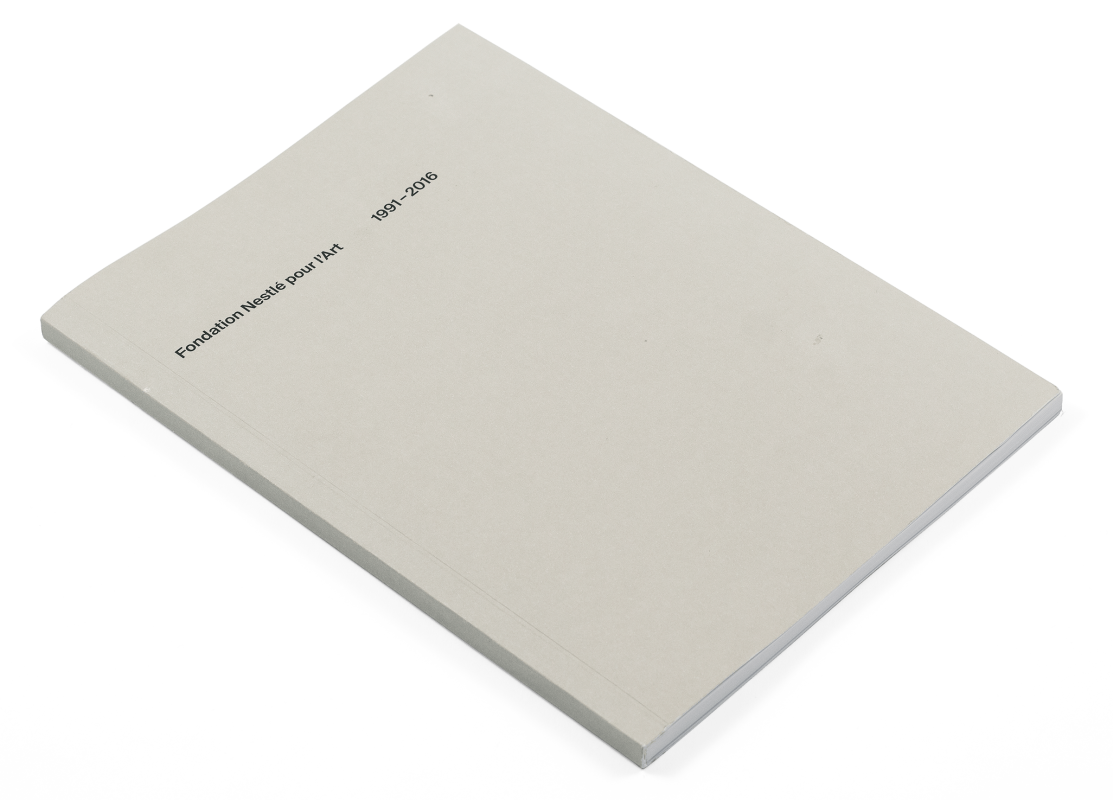Coffret Fondation Nestlé pour l’art: Couverture du livre d’introduction
