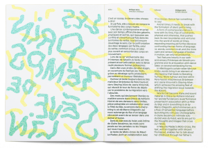 Double-page du programme des Printemps de Sévelin 36 2017