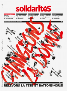 Couverture du numéro 306 du bimensuel solidaritéS