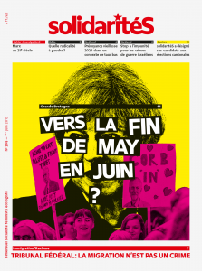 Couverture du numéro 309 du bimensuel solidaritéS
