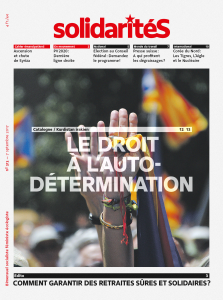 Couverture du numéro 313 du bimensuel solidaritéS