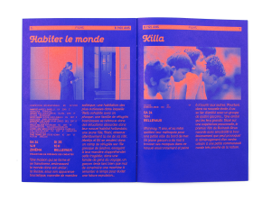 Intérieur du programme du Festival Cinéma Jeune Public 2018 sur la thématique du logement