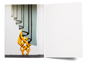 Peinture de Sarah Margnetti dans la brochure de l’exposition Tropes