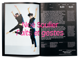 Printemps de Sévelin 2018, programme, double page