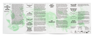 Intérieur du dépliant de saison 2019 du Théâtre Sévelin 36