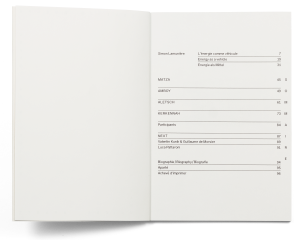 Double page du livre "L’énergie comme véhicule" de Séverin Guelpa