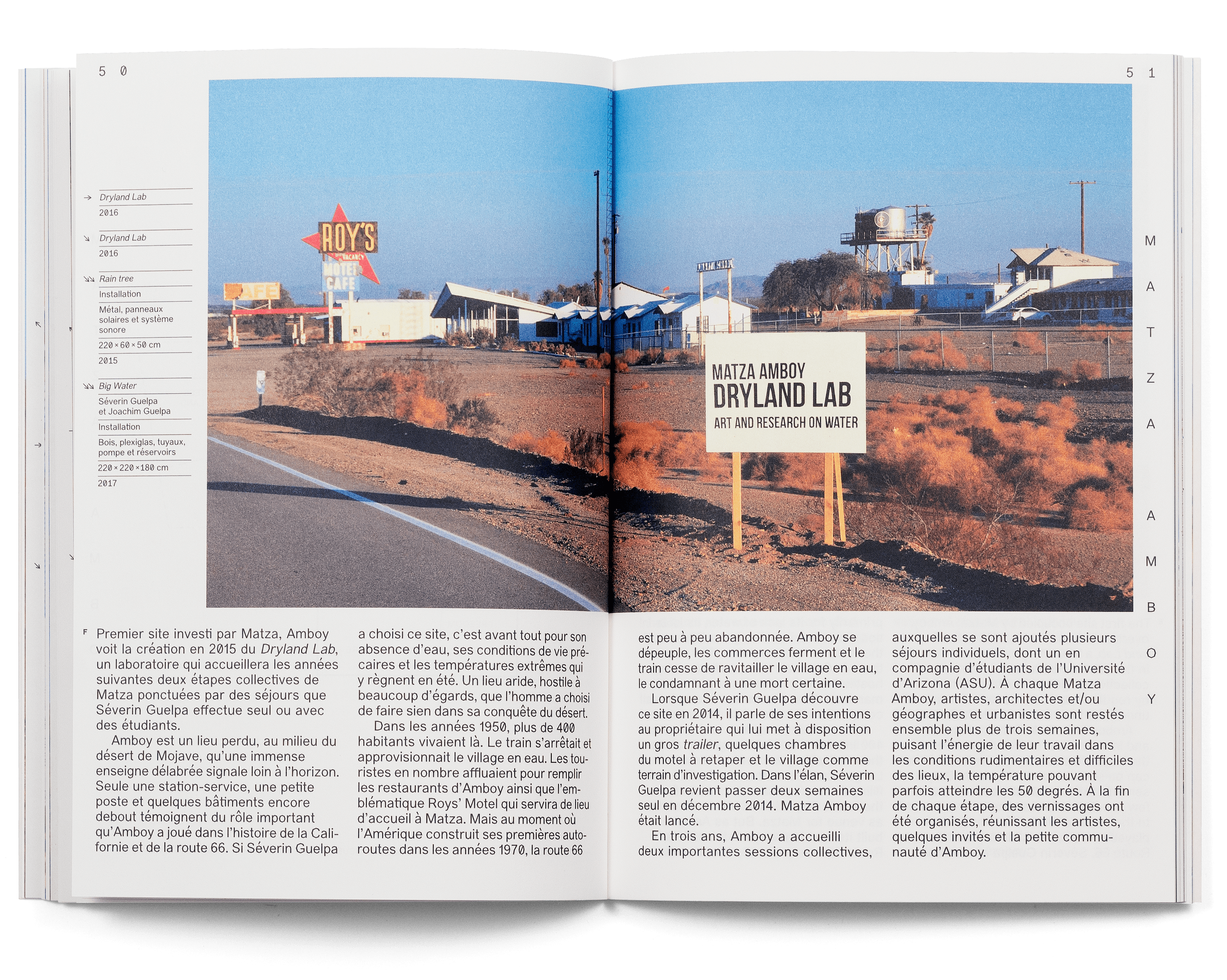 Double page du livre "L’énergie comme véhicule" de Séverin Guelpa