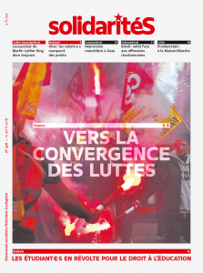 Couverture du numéro 326 du bimensuel solidaritéS: France: vers la convergence des luttes