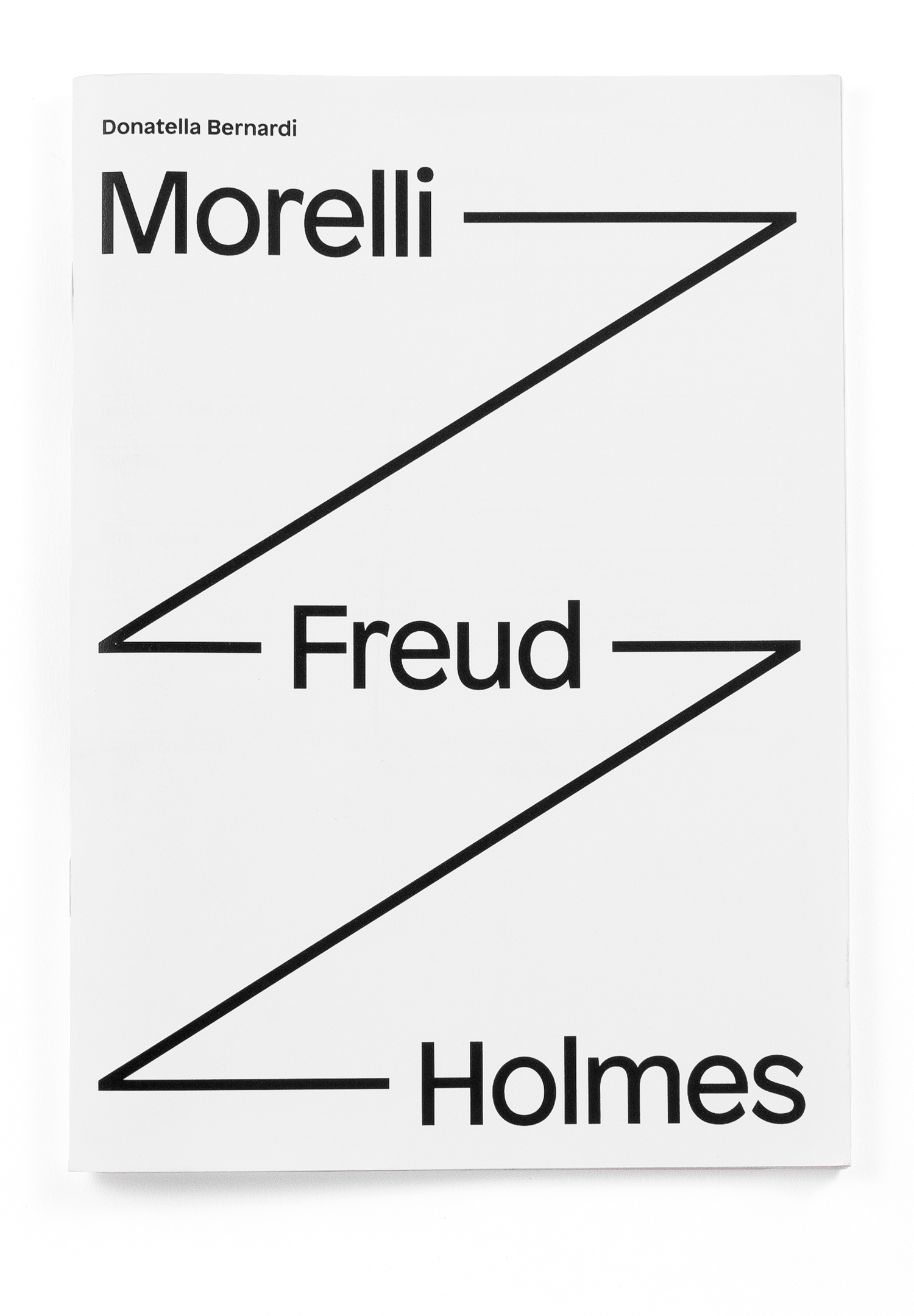 Couverture de la brochure “Morelli-Freud-Holmes" de Donatella Bernardi