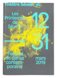 Couverture du programme des Printemps de Sévelin 2019 avec une œuvre de Isabelle Schiper