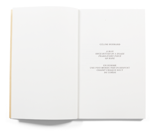 Double page du livre de Céline Burnand