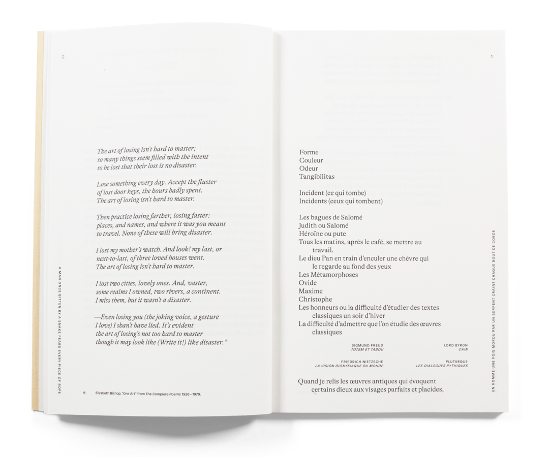 Spread of Céline Burnand's text book
