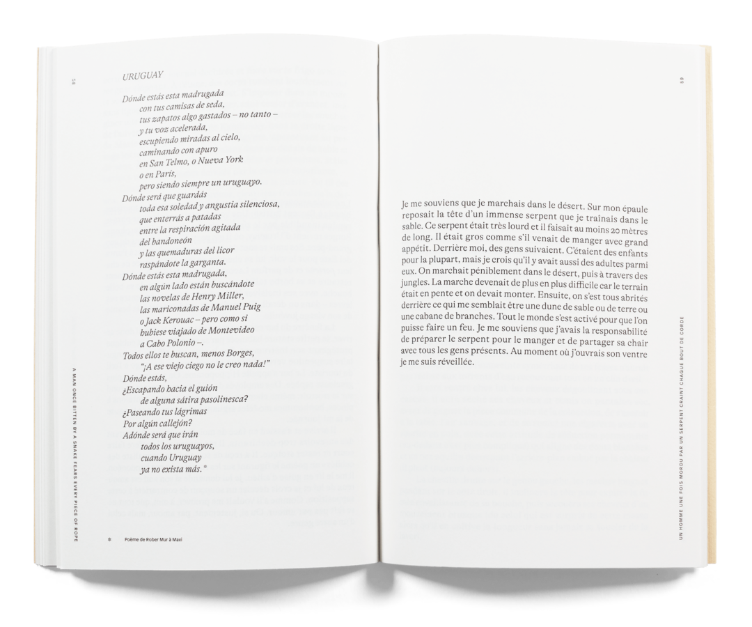 Spread of Céline Burnand's text book