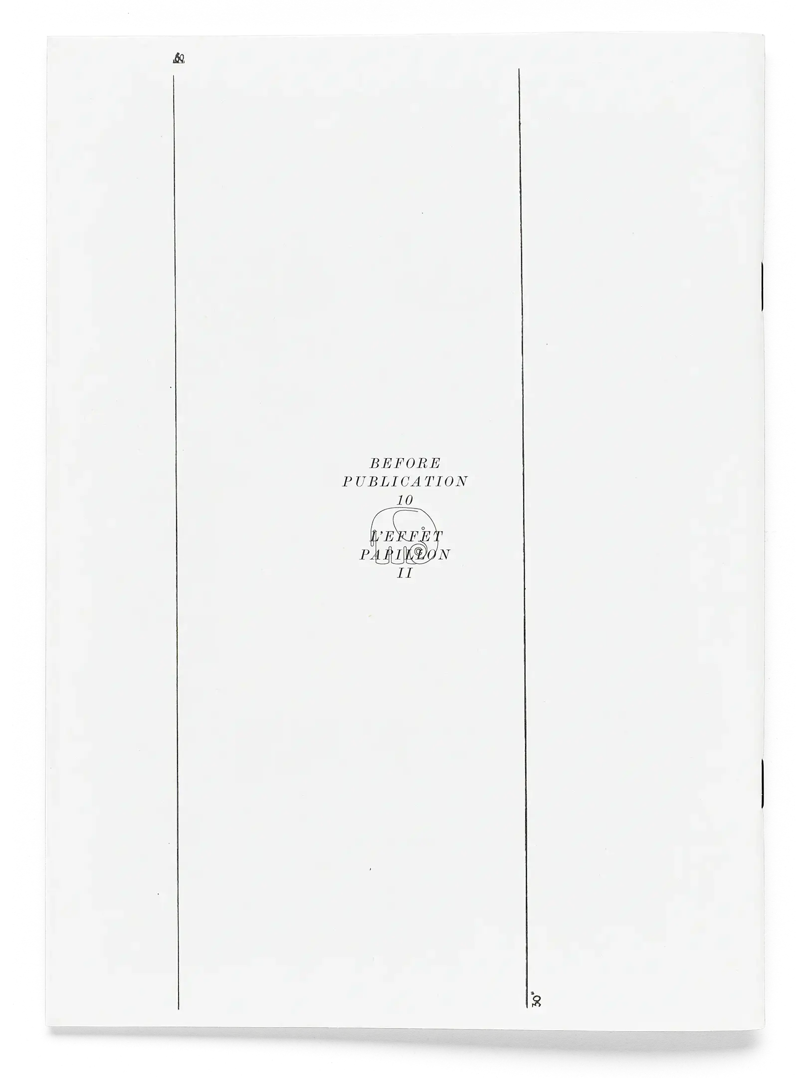 Partition de John Cage sur le dos du livre “Blackout” de Yann Chateigné Tytelman. Graphisme: Niels Wehrspann